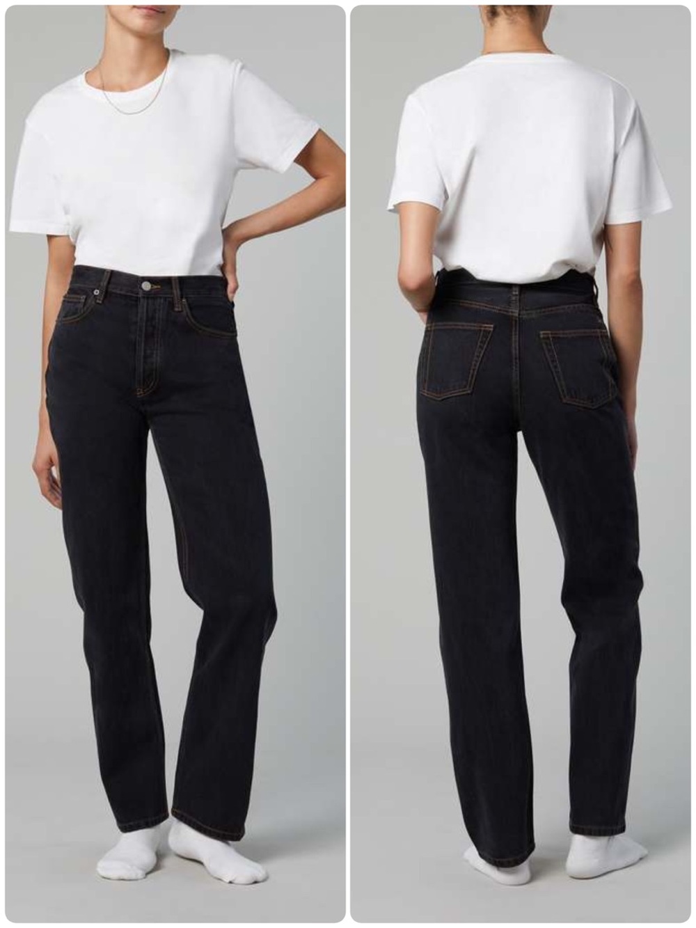 Still Here Childhood Jeans High Waisted Washed Black Size 26